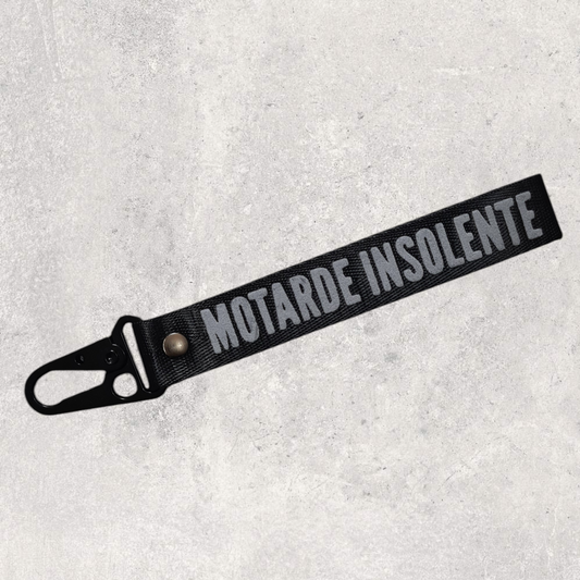 Porte-clés " Motarde insolente "
