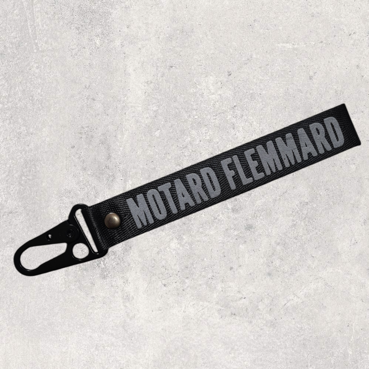Porte-clés " Motard flemmard "
