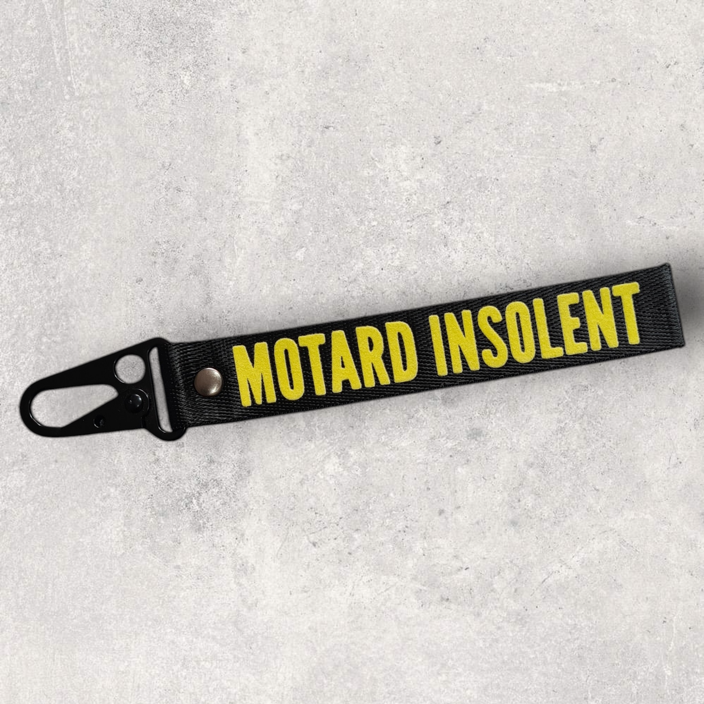 Porte-clés " Motard insolent "