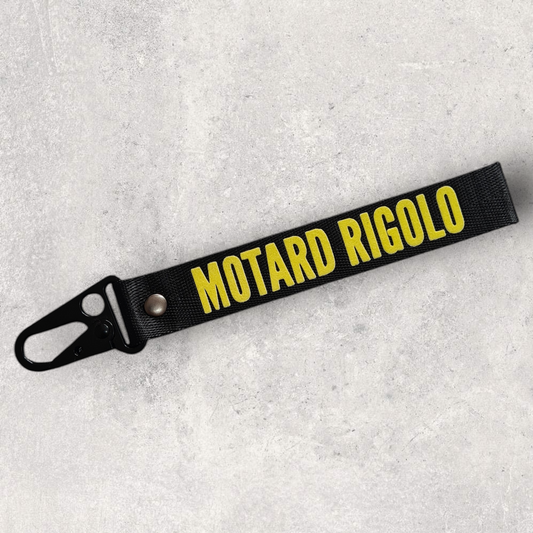 Porte-clés " Motard rigolo "