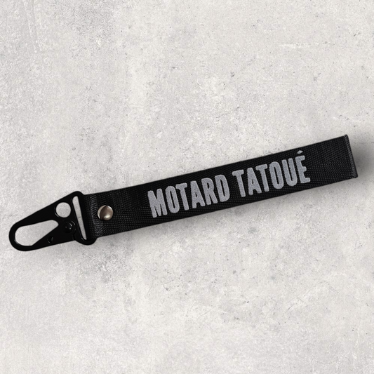 Porte-clés " Motard tatoué "