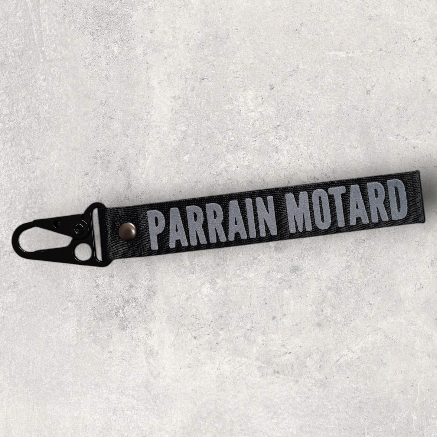 Porte-clés " Parrain motard "