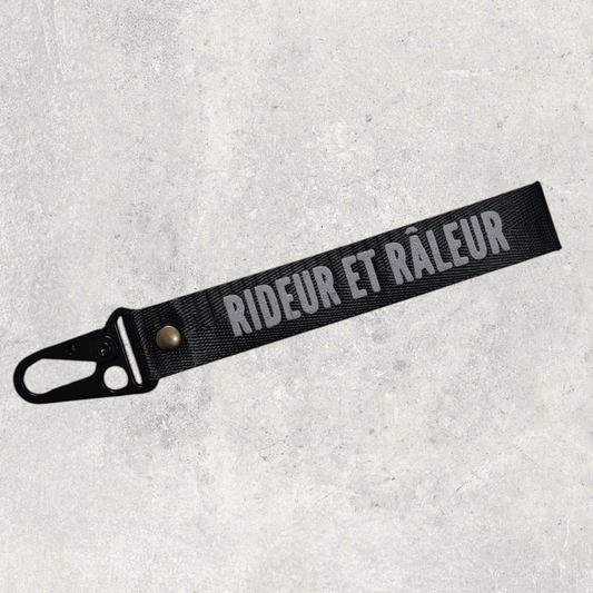Porte-clés " Rideur et râleur "