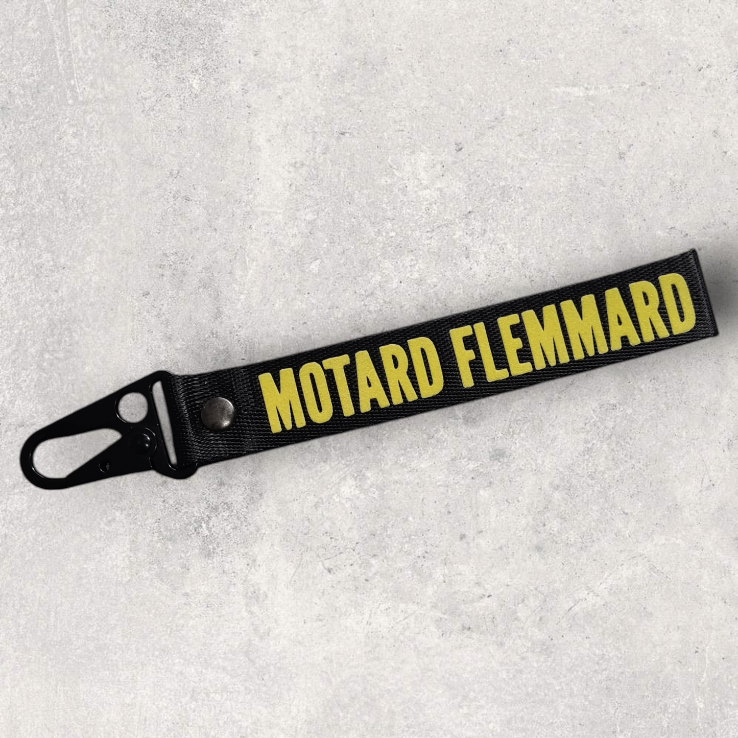 Porte-clés " Motard flemmard "