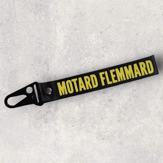 Porte-clés " Motard flemmard "