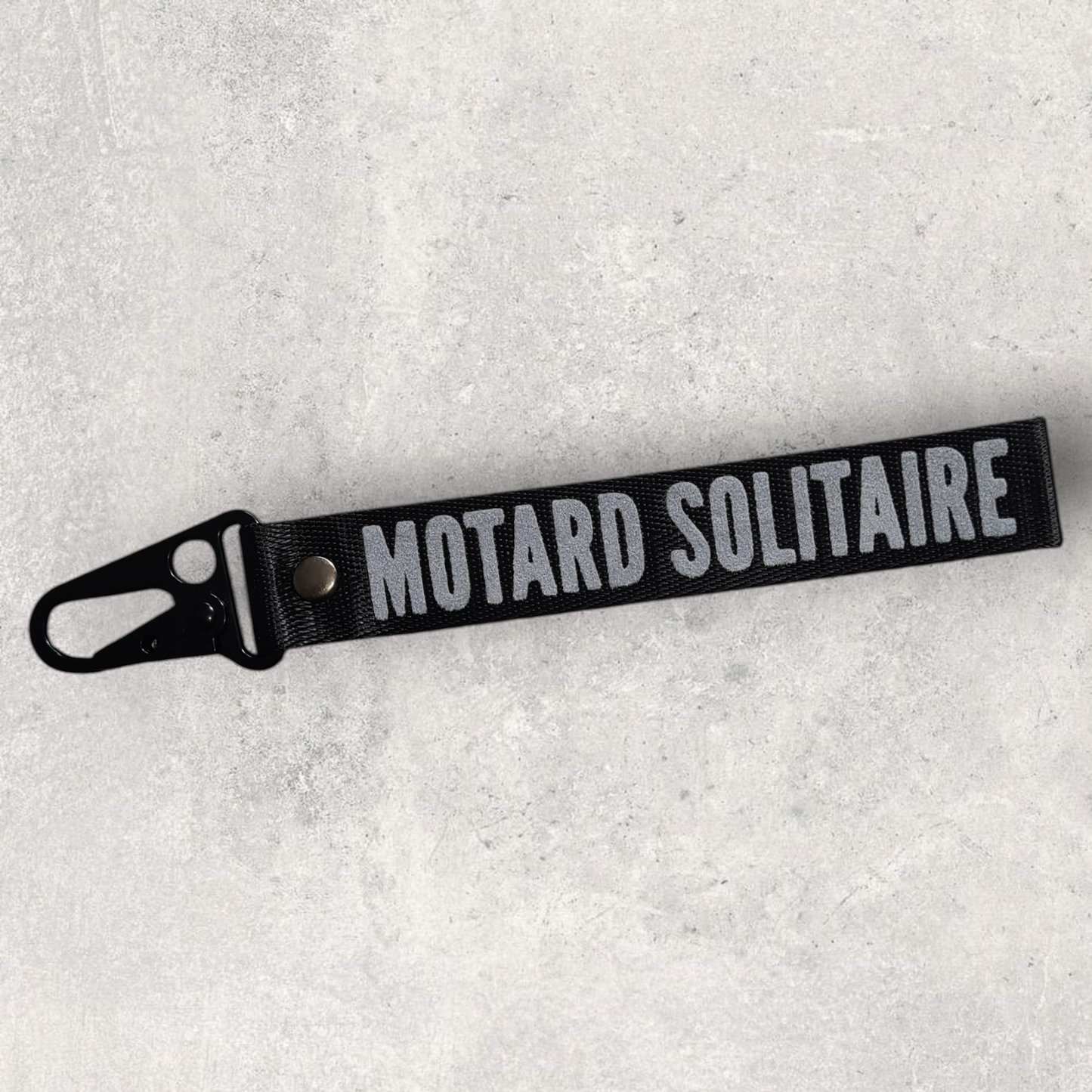 Porte-clés " Motard solitaire "