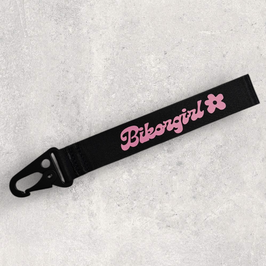 Porte-clés " Bikergirl "