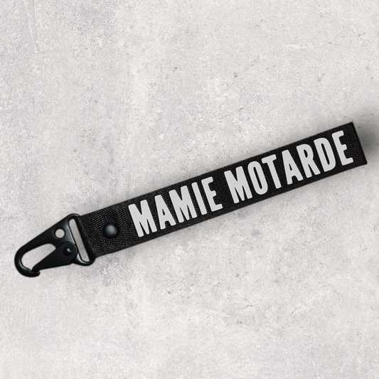 Porte-clés " Mamie motarde "