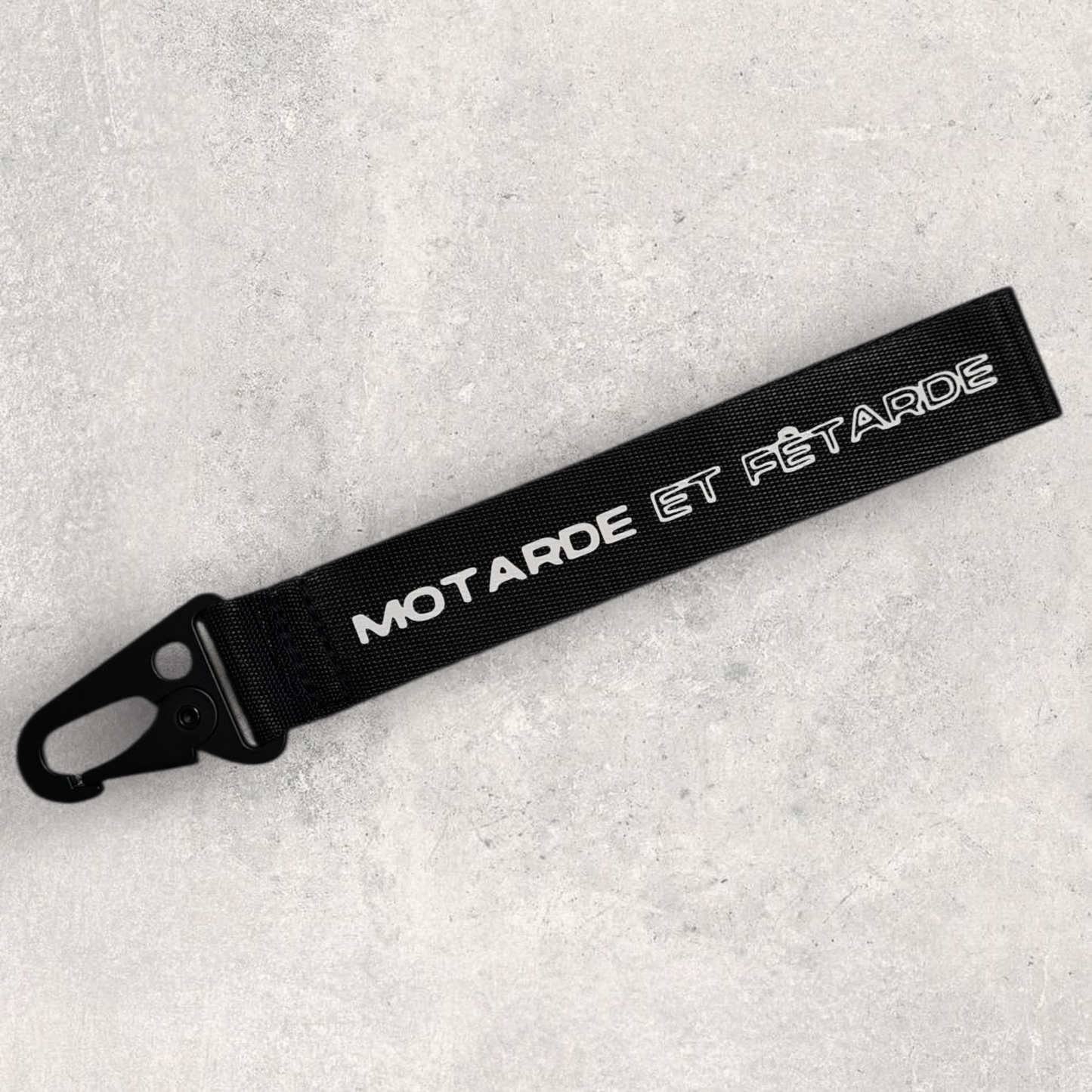 Porte-clés " Motarde et fêtarde "