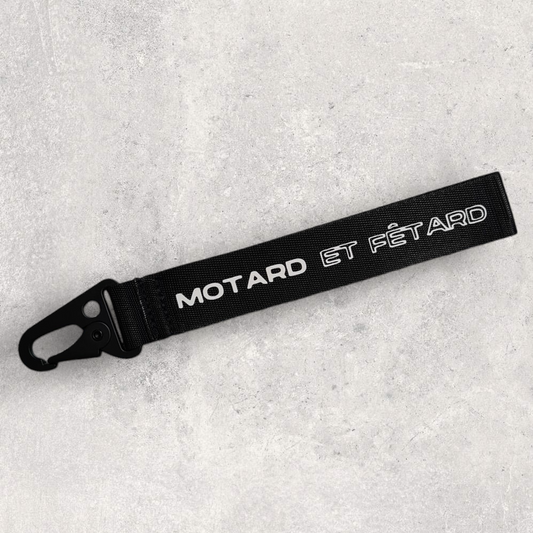 Porte-clés " Motard et fêtard "