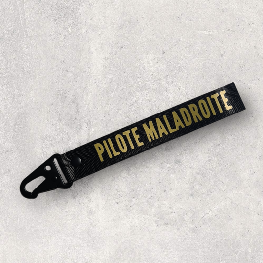 Porte-clés " Pilote maladroite "