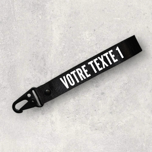 Porte-clés personnalisés 2 faces