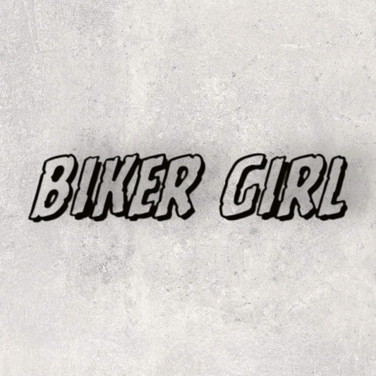 Stickers pour motarde " Biker girl "