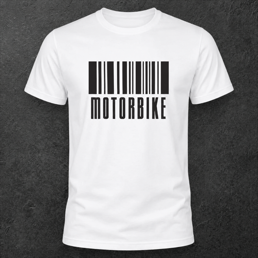 T-shirt blanc " Motorbike "