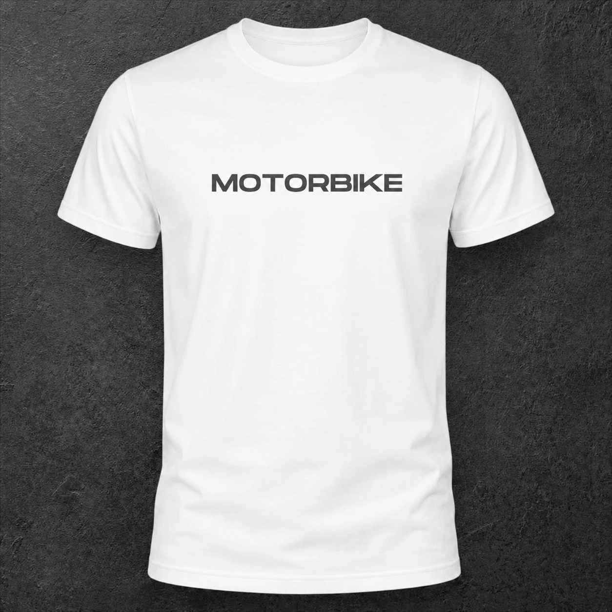 T-shirt blanc " Motorbike "