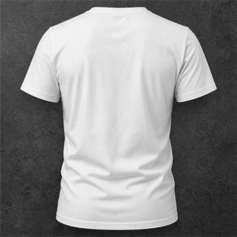 T-shirt blanc " Adopte un motard "