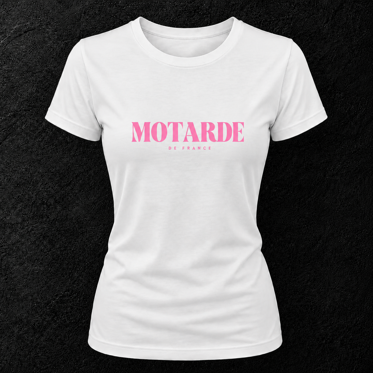 T-shirt blanc " Motarde de france "