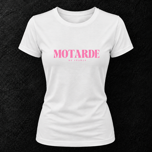 T-shirt blanc " Motarde de france "