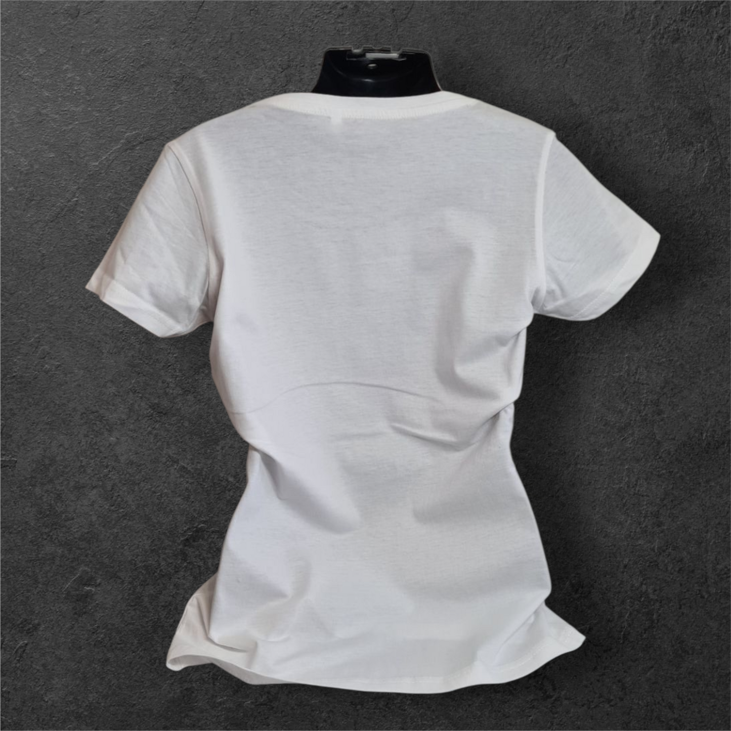 T-shirt blanc femme manche courte " moto girl " pour motarde