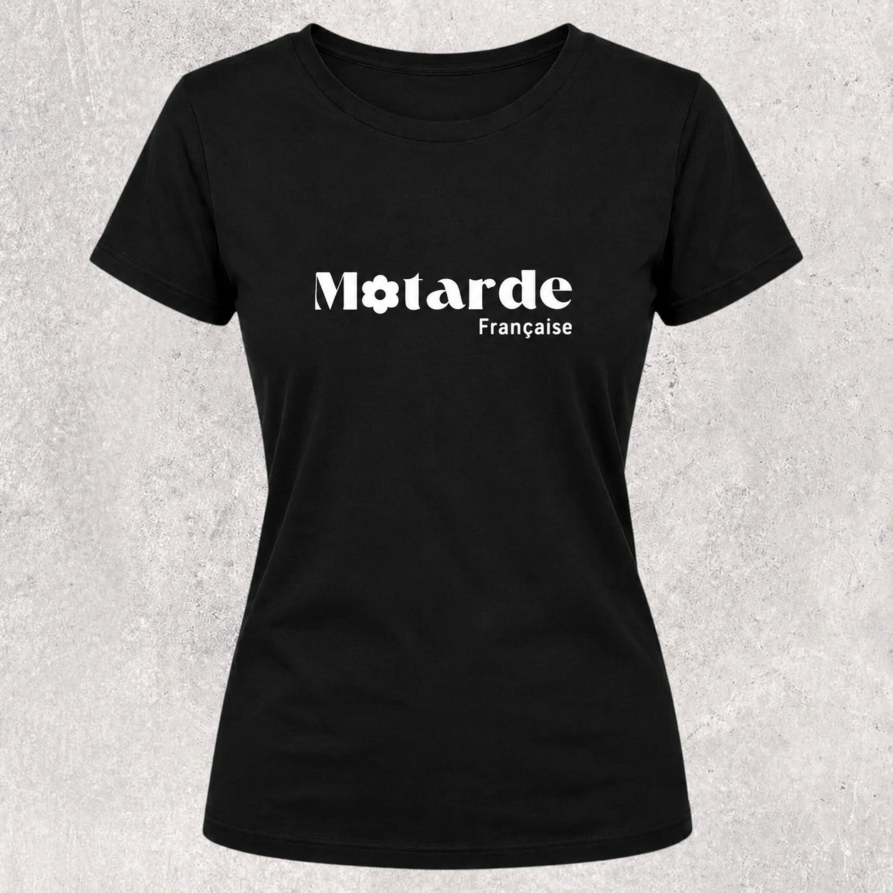 T-shirt noir " Motarde Française "