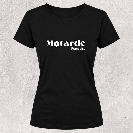 T-shirt noir " Motarde Française "