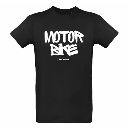 Tee-shirt à manches courtes pour motard et motarde " Motorbike "